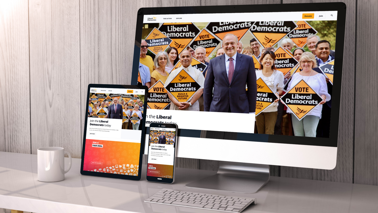 Liberal Democrats web presence